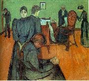 Edvard Munch Death in the Sickroom. oil